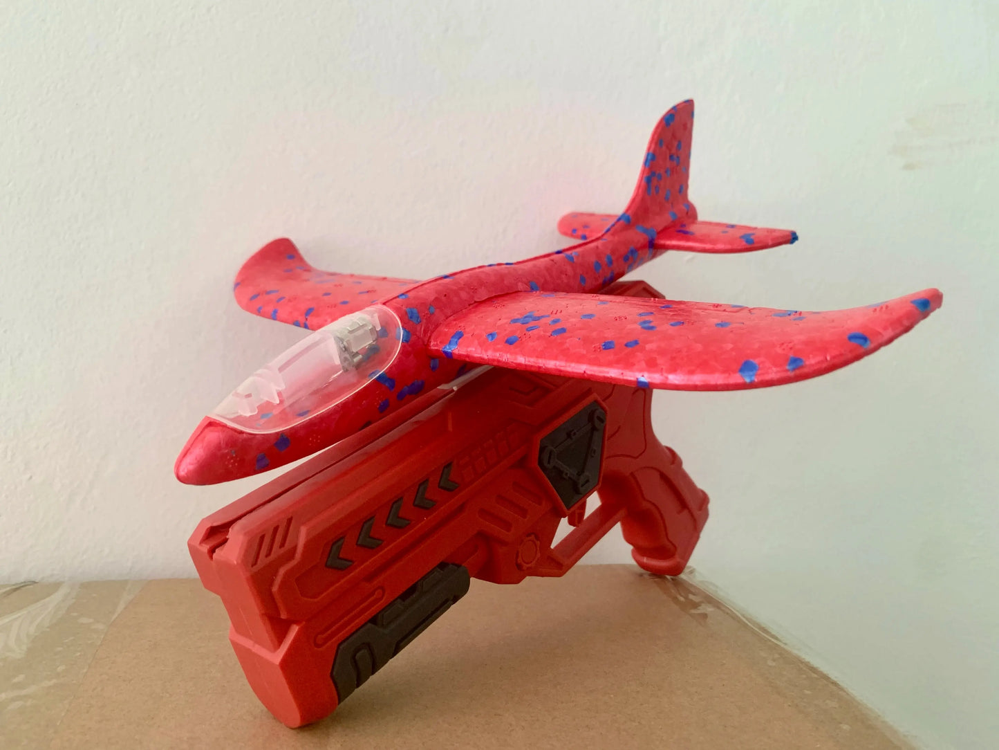 Glowing Foam Aircraft 10M Launcher Catapult Glider