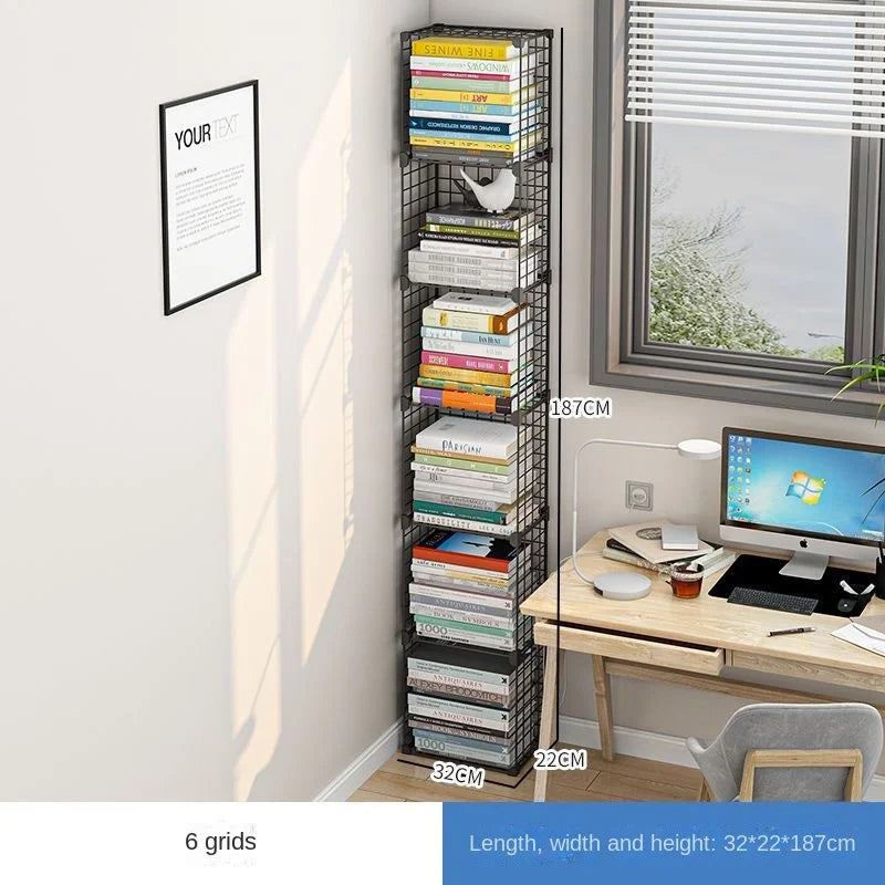 Furniture Floating Bookshelf Bookcase For Books Home Storage Toy Desk Organization Room Shelves Mobile Library