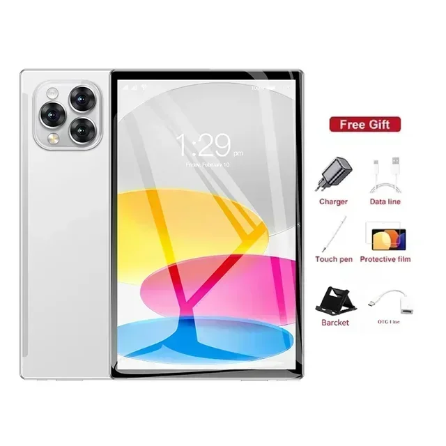 2025 NEW Pad 15 Pro Tablet Android 14 22GB+2TB 20000mAh Snapdragon 888 Original Tablets PC 5G Dual SIM Card WIFI HD 4K Mi Tab