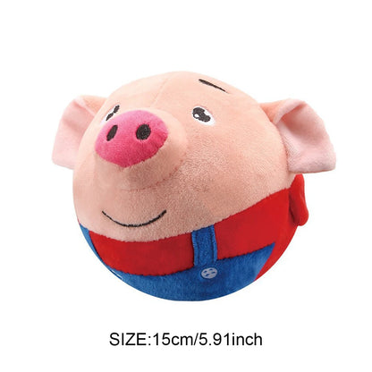 Electric Pet Smart Cat Toy Bite Resistant Funny Interactive Squeaky Toys Self-Moving Chewable for Dog Indoor Playing