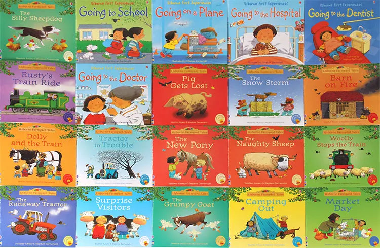 20 Books Storybooks  English Kids Usborne Picture Livros Children Baby Famous  Farmyard Tales Eary Education Libros Comics Art