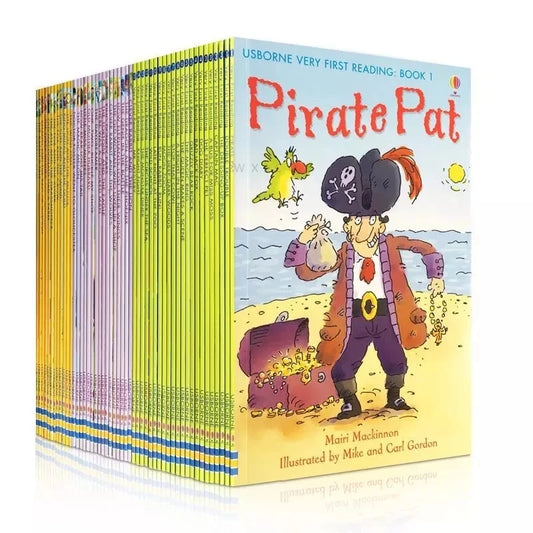 50 Books/Set Usborne My First Reading Library English Picture Books Baby Early Childhood Words Learning Gift For Kids learn