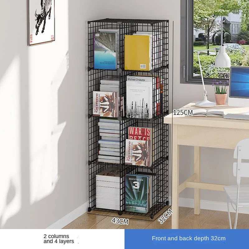 Furniture Floating Bookshelf Bookcase For Books Home Storage Toy Desk Organization Room Shelves Mobile Library