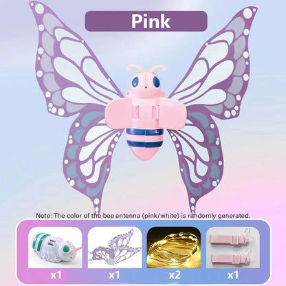 Electric Butterfly Wings Moving Elf Wing with Light