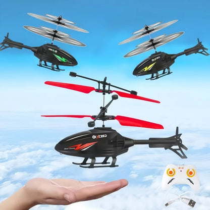 Induction helicopter charged remote control