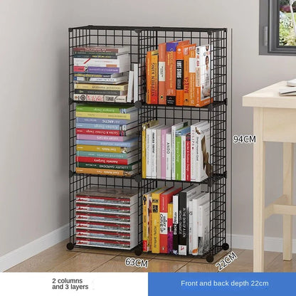 Furniture Floating Bookshelf Bookcase For Books Home Storage Toy Desk Organization Room Shelves Mobile Library