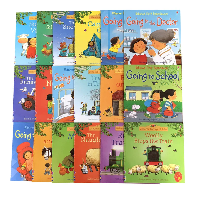 20 Books Storybooks  English Kids Usborne Picture Livros Children Baby Famous  Farmyard Tales Eary Education Libros Comics Art