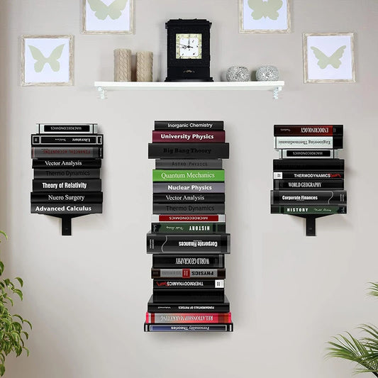 Wall Bookcases Furniture Bookcase Shelves Modern Metal Multifunction Organizers Bookshelf Creative Design
