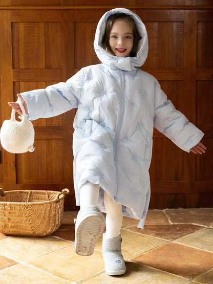 Winter Clothing 2025 Knee-length Down Cotton-padded Clothing Cold-proof Autumn and Winter Clothing
