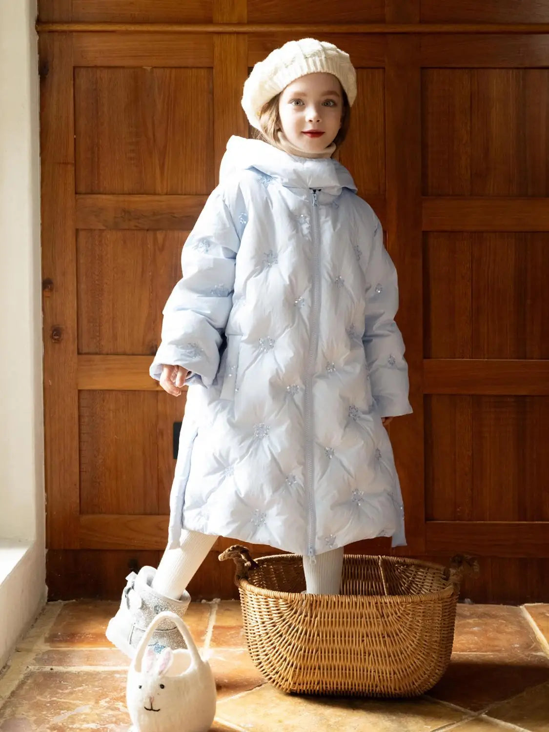 Winter Clothing 2025 Knee-length Down Cotton-padded Clothing Cold-proof Autumn and Winter Clothing