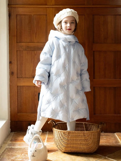 Winter Clothing 2025 Knee-length Down Cotton-padded Clothing Cold-proof Autumn and Winter Clothing
