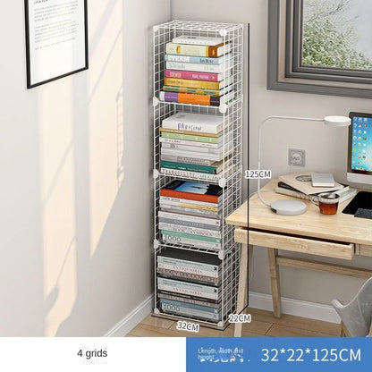 Furniture Floating Bookshelf Bookcase For Books Home Storage Toy Desk Organization Room Shelves Mobile Library