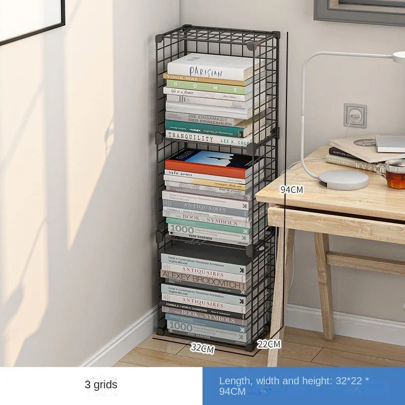 Furniture Floating Bookshelf Bookcase For Books Home Storage Toy Desk Organization Room Shelves Mobile Library