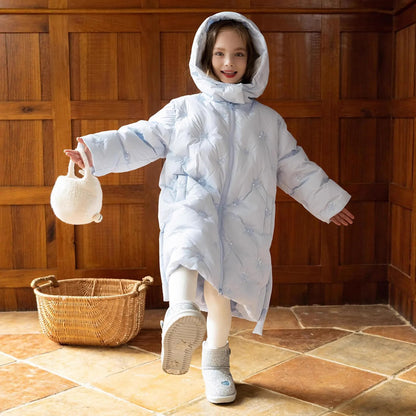 Winter Clothing 2025 Knee-length Down Cotton-padded Clothing Cold-proof Autumn and Winter Clothing