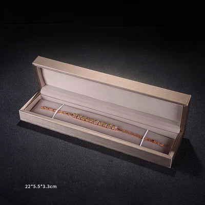 Free Sample Stock Mens Jewellery Gift Packaging Box Cheap Wedding Dating Ring Leather Bracelet Bangle Jewelry Box for Women