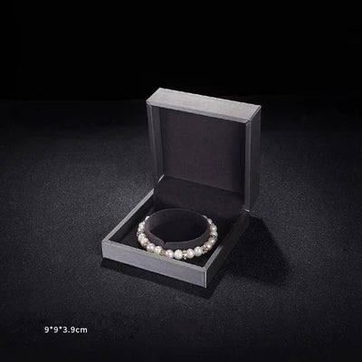 Free Sample Stock Mens Jewellery Gift Packaging Box Cheap Wedding Dating Ring Leather Bracelet Bangle Jewelry Box for Women