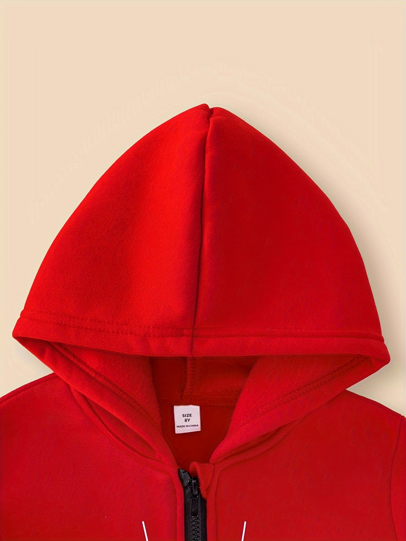 Boys Spider Print Hooded Jacket, Zip Up Warm Fleece Coat, Kids Clothes For Winter & Fall