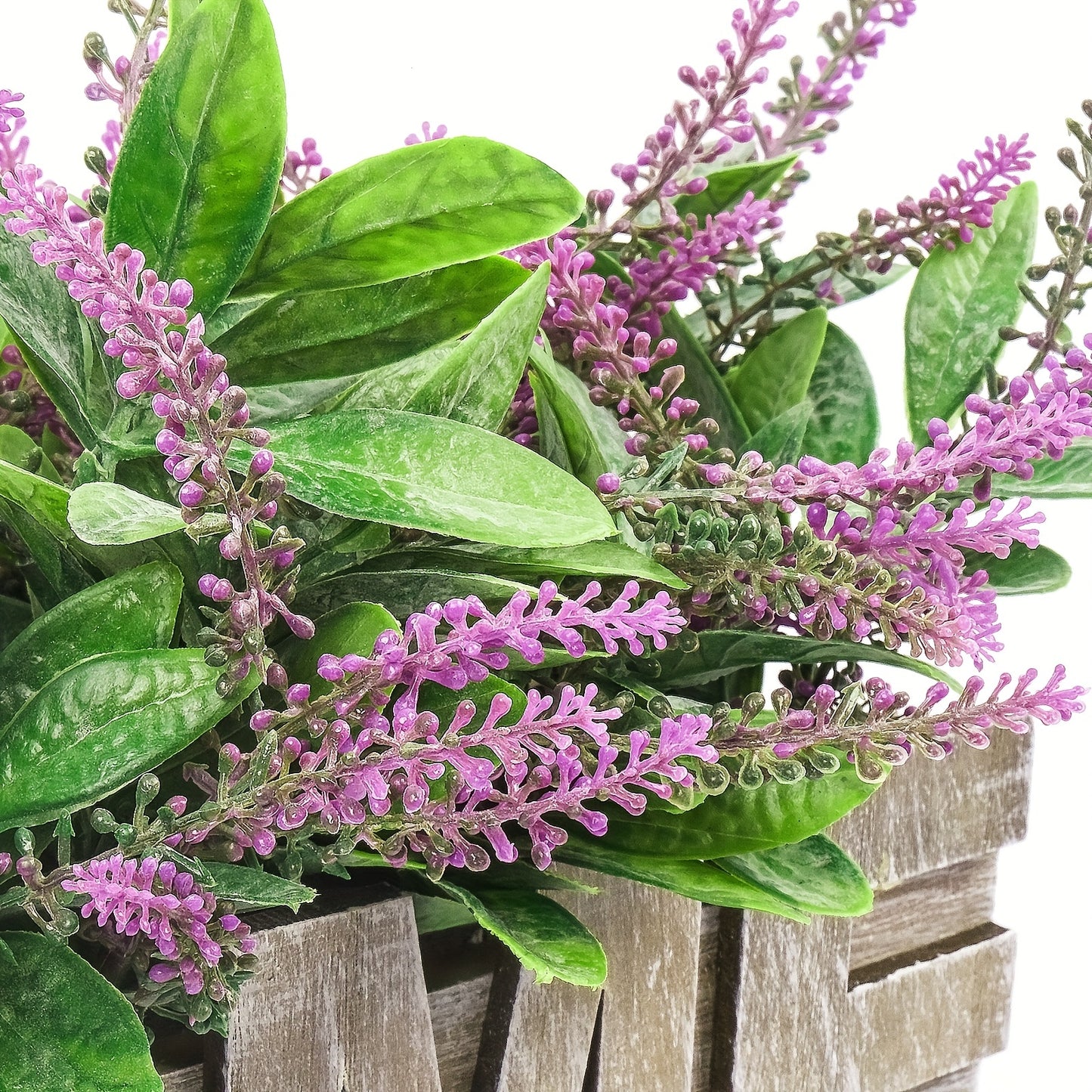 1pc Artificial Eucalyptus Potted Plant For Office Desk, Fake Green Plant With Wooden Pot, Faux Plant For Home Office Garden Wedding Kitchen Shower Room Decoration, Home Decor