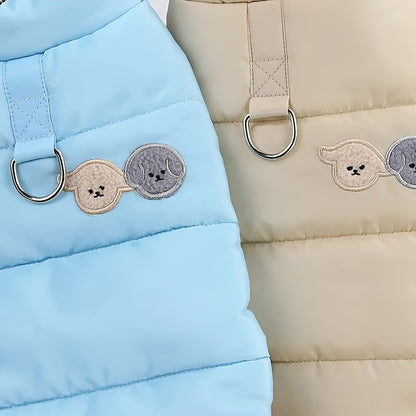 Dog Winter Clothes, Puppy Warm Jacket, Pet Coat For Small Medium Dogs With D-ring Vest Costumes