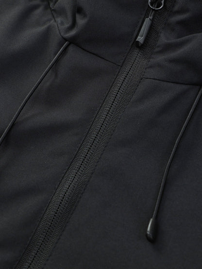 Women'S Heavy-Duty Winter Jacket - Thermal Insulated Coat with Front Zipper Closure, Hooded Outerwear for Cold Weather, Non-Slip Grip - Christian Faith-Based Design, Winter Clothes, Faithinspired Apparel, Geometric Print, Fai